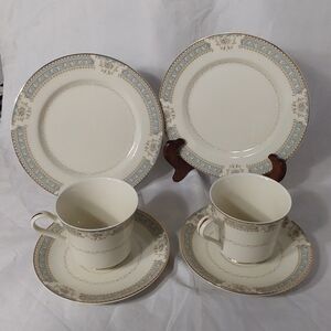 MIKASA LEXINGTON  L2808 IVORY CHINA TEA/COFFEE SETS FOR‎ 2